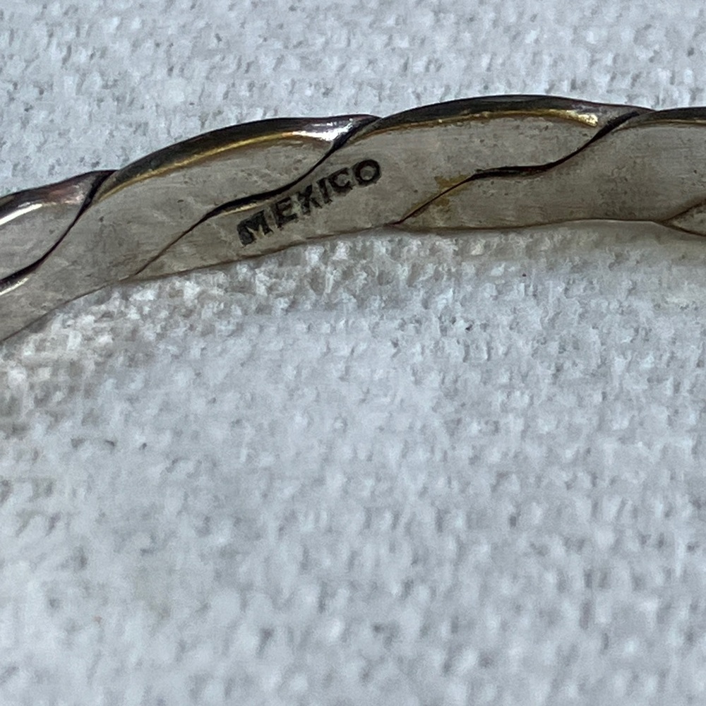 Chic Sterling Silver Twisted Bangle Bracelet - image 5